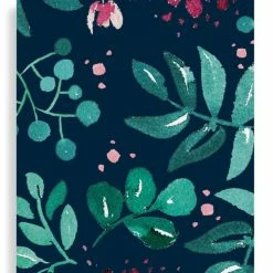 Elm Paper Home & Beauty Greenery Navy Gift Tag