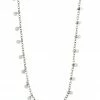 Pilgrim Accessories Panna Silver Mini Multi Charm Necklace