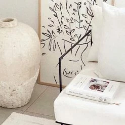 Papier HQ Gucci Flowers Black White Frame A2 Print Living & Decor