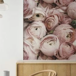 Papier HQ Pink Pretty Petal White Framed A2 Print Living & Decor