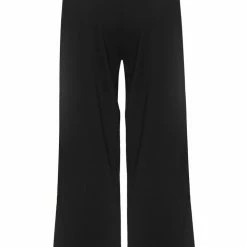 Among The Brave Best Life Black Soft Crepe Wide Leg Pant Fashion