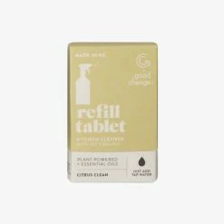 Good Change Kitchen Cleaner Citrus 3 Pack Refill Concentrate Cleaning Tablet Table & Kitchen