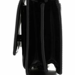 Nakedvice Accessories The Regis Silver Chain Side Bag Black