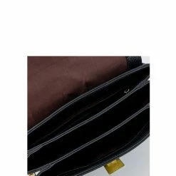 Saben Blaise Black Leather Crossbody Bag