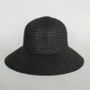 Sophie Accessories So Shady Woven Black Hat