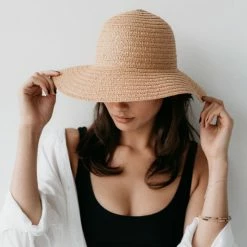 Sophie So Shady Woven Natural Hat Accessories