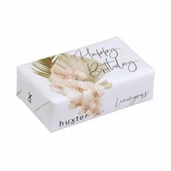 Huxter Happy Birthday Orchids + Leaves Lemongrass Soap