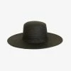 Sophie So Boater Black Hat