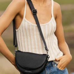 Status Anxiety All Nighter Shoulder Bag Black Suit Separates