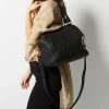 Status Anxiety Accessories Force Of Being Black Bubble Leather Handbag