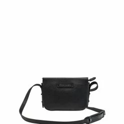 Status Anxiety Accessories In Her Command Curved Base Black Cross Body Bag With Stud Detail