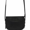 Status Anxiety Accessories In Her Command Curved Base Black Cross Body Bag With Stud Detail