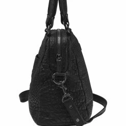 Status Anxiety Last Mountains Top Handle Black Bubble Shoulder Bag