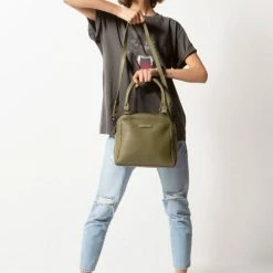 Status Anxiety Accessories Last Mountains Khaki Shoulder Bag