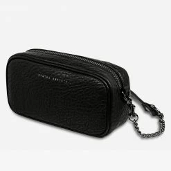 Status Anxiety New Normal Black Bubble Mini Cross Body With Chain Accessories