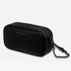 Status Anxiety New Normal Black Matt Mini Cross Body With Chain Accessories