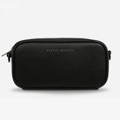 Status Anxiety New Normal Black Matt Mini Cross Body With Chain Accessories