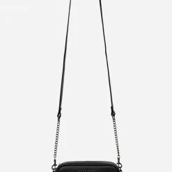 Status Anxiety New Normal Black Matt Mini Cross Body With Chain Accessories