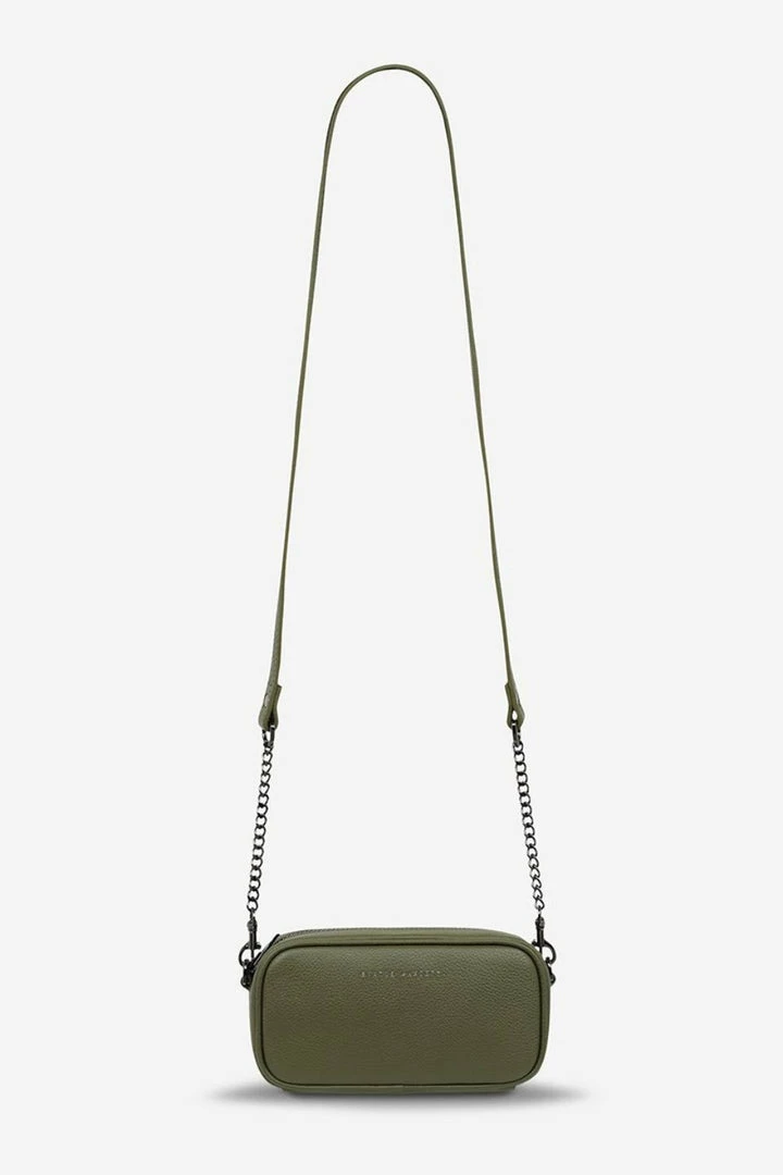 Status Anxiety New Normal Khaki Cross Body With Chain Accessories