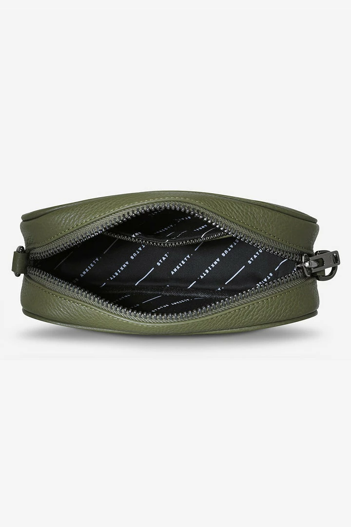 Status Anxiety New Normal Khaki Cross Body With Chain Accessories