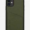 Status Anxiety Accessories Who's Who Leather Phone Case Khaki