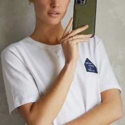 Status Anxiety Accessories Who's Who Leather Phone Case Khaki