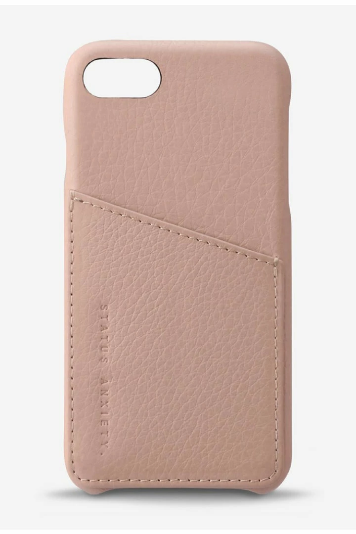 Status Anxiety Accessories Hunter + Fox Leather Dusty Pink Iphone Case X/XS