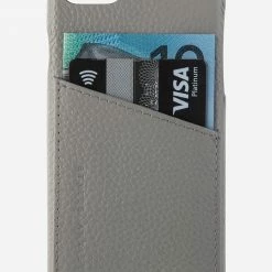 Status Anxiety Hunter + Fox Leather Light Grey Iphone 11 Pro Case