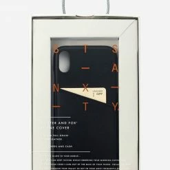 Status Anxiety Hunter + Fox Leather Black Iphone 11 Pro Case Accessories