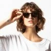 Status Anxiety Accessories Ascetic Black Round Sunglasses