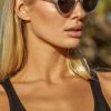 Status Anxiety Villain Clear Cat Eye Sunglasses Accessories