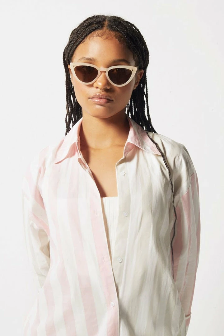 Status Anxiety Villain Nude Cat Eye Sunglasses