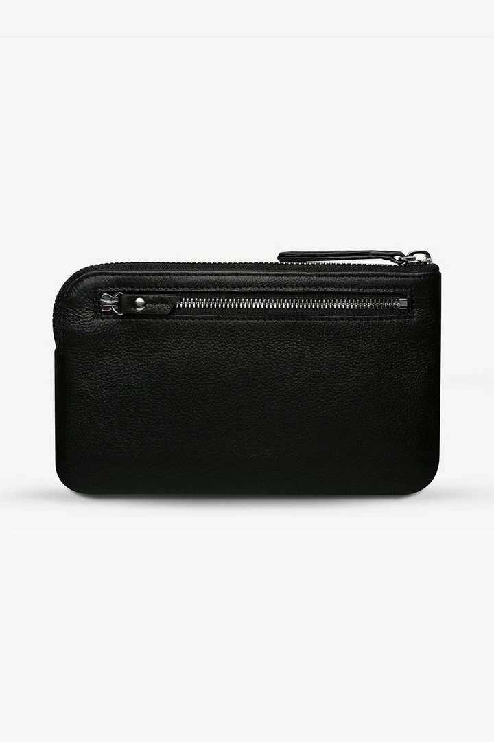 Status Anxiety Smoke And Mirrors Black Wallet