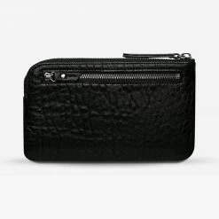 Status Anxiety Accessories Smoke And Mirrors Black Bubble Wallet