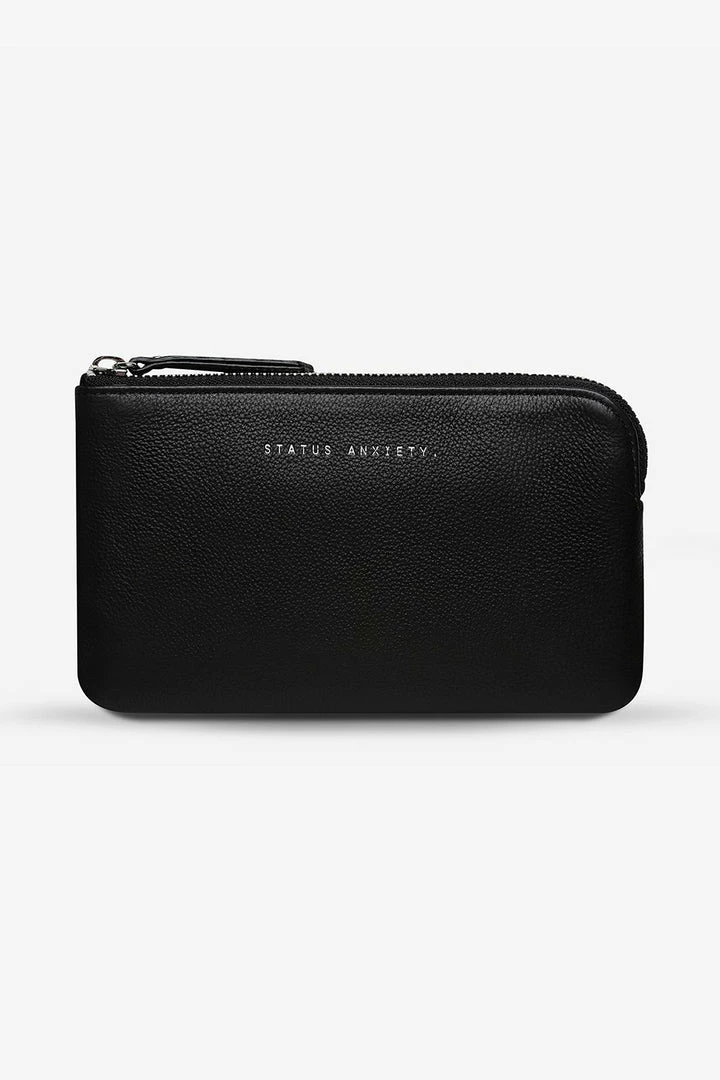 Status Anxiety Smoke And Mirrors Black Wallet