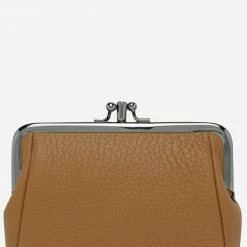 Status Anxiety Volatile Tan Clip Purse Accessories