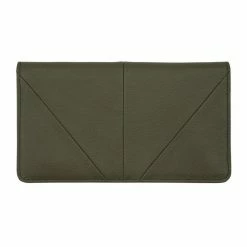 Status Anxiety Triple Threat Khaki Foldover Wallet