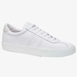 Superga 2843 Club S Comfort All White Leather Sneaker