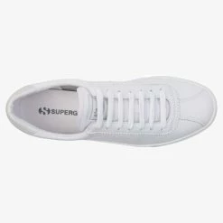 Superga 2843 Club S Comfort All White Leather Sneaker