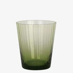 French Country Support Local Gifts Talbot Green Tumbler Glass