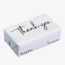 Huxter Thank You Black + White Lemongrass Soap