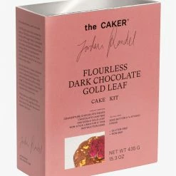 The Caker Flourless Cake Mix GF With Gold Leaf