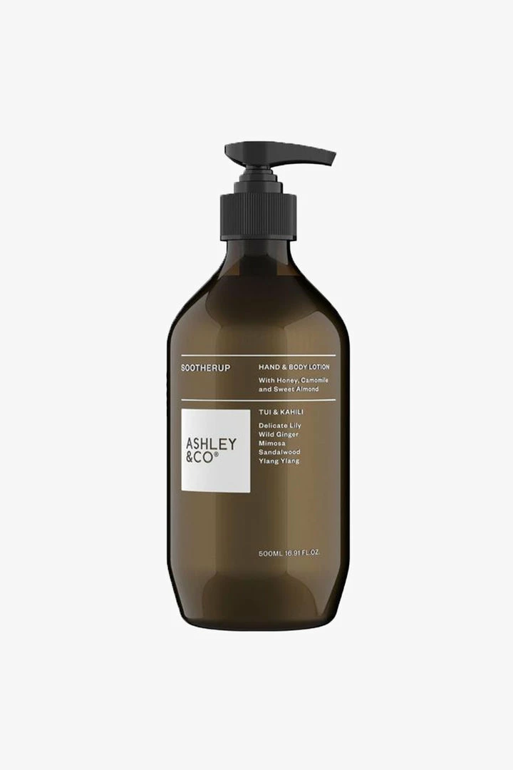 Ashley+Co Soother Up Tui + Kahili Hand Body Lotion 500ml Support Local Gifts