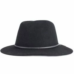 Brixton Accessories Wesley Fedora Black Wool Felt Hat