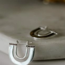 Silver Linings Accessories Zulu Silver U Shape Earring
