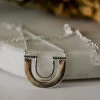 Silver Linings Accessories Zulu Silver U Shape Necklace
